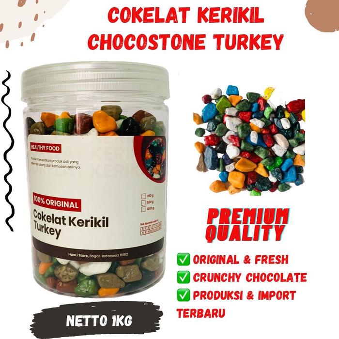 

Promo Cokelat Kerikil 1Kg Turki Coklat Turkey Krikil Turky Cokil Batu 1 Kg Susu Choco Stone
