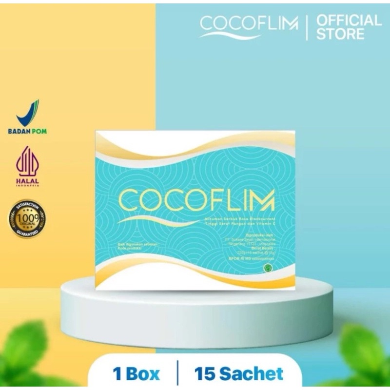 

( PROMO ) Cocoflim fiber 1 box isi 15 sachet minuman serbuk fiber untuk detox tubuh membuat