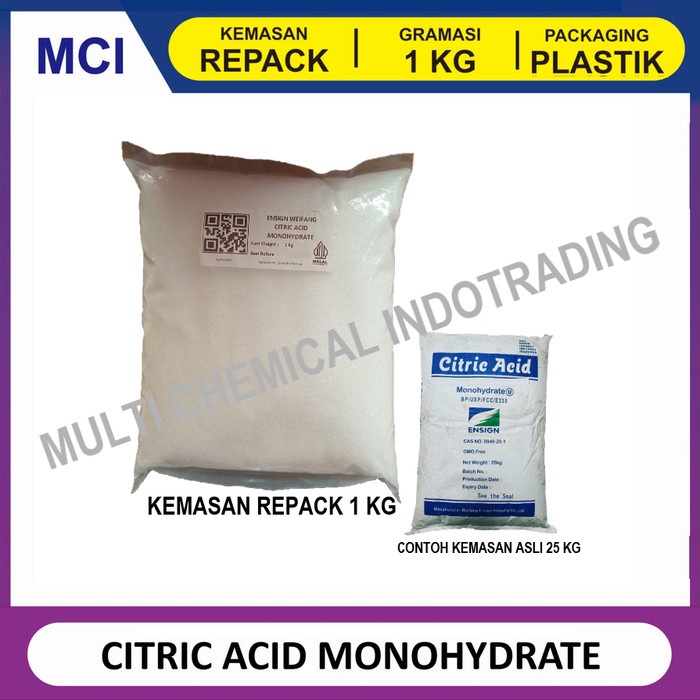 

HJK CITRIC ACID/ CITRUN/ ASAM SITRUS ex. CHINA 1 kg