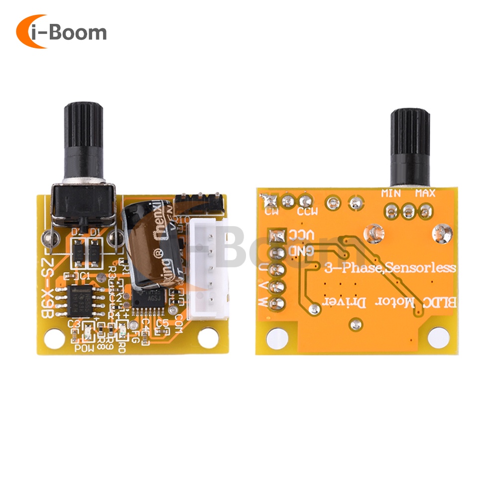 DC5V-12V 15W BLDC 3-Phase DC Brushless Hall-Less Motor Driver Module Dc Motor Governor Motor Driver 