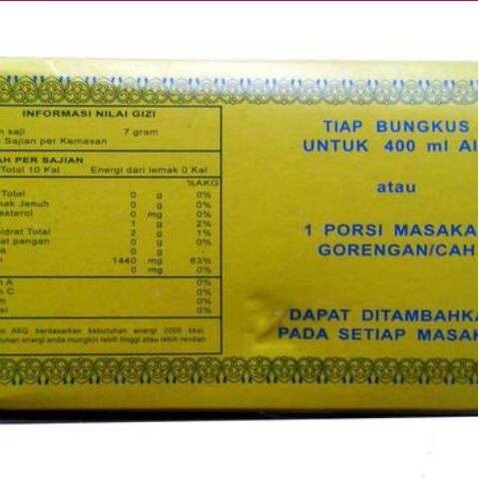 

HJK BUMBU ATOM BULAN 1 PACK ISI 20