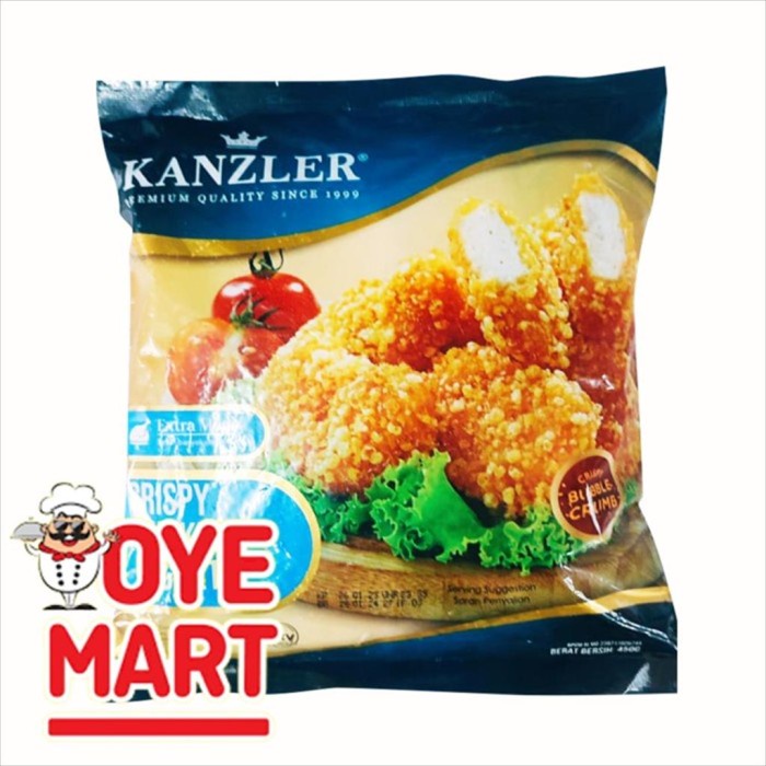 

HJK KANZLER CRISPY CHICKEN NUGGET 450GR/NUGGET AYAM RENYAH/NAGET AYAM