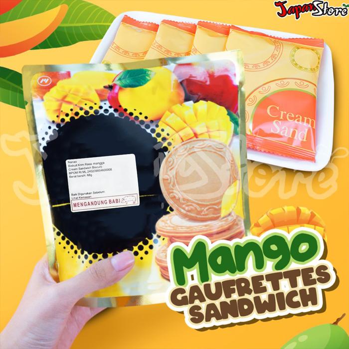 

Nanao Mango Cream Sandwich Gaufrettes