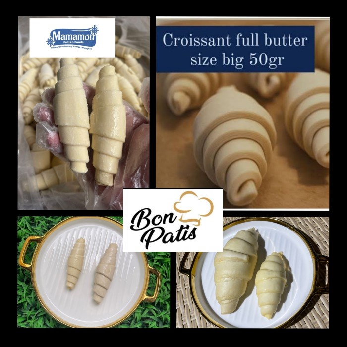 

bonpatis croissant full butter frozen 50gr / croffle dough 50gr