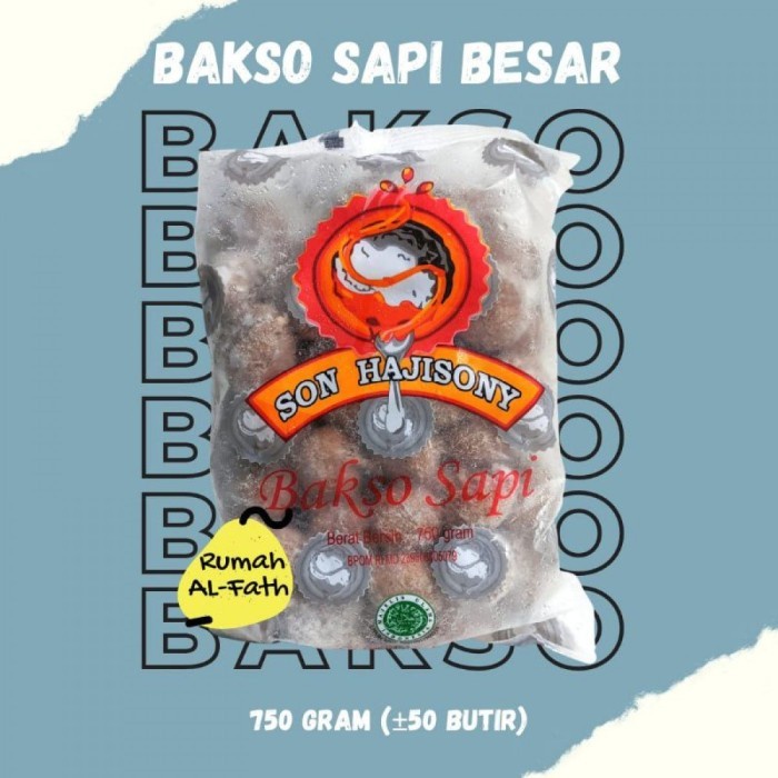 

HJK Bakso Sapi 750gr by Bakso Son H. Sony Lampung