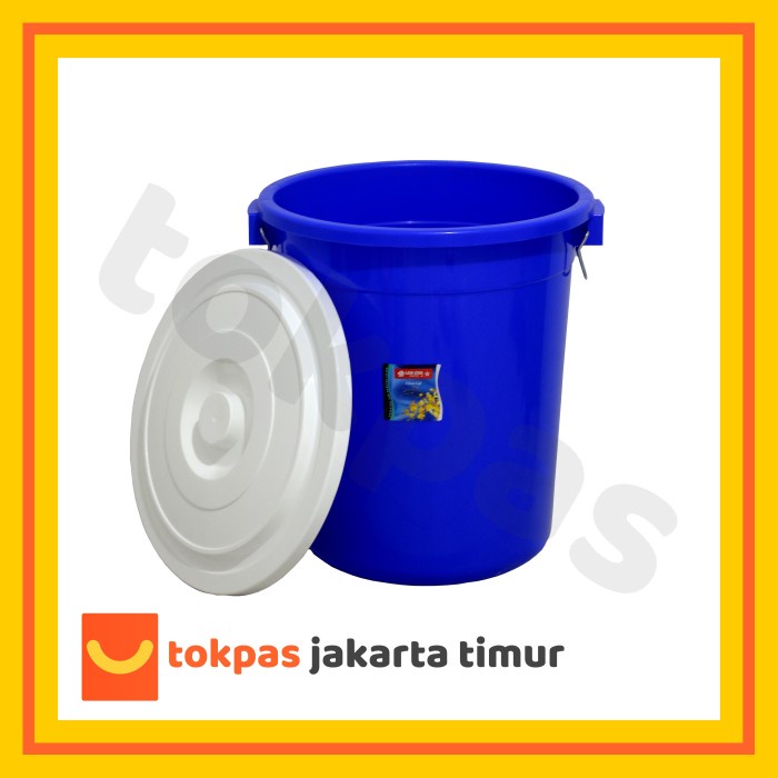 New Ember Plastik 70 Liter + Tutup Putih Lion star PC 20 Berkualitas
