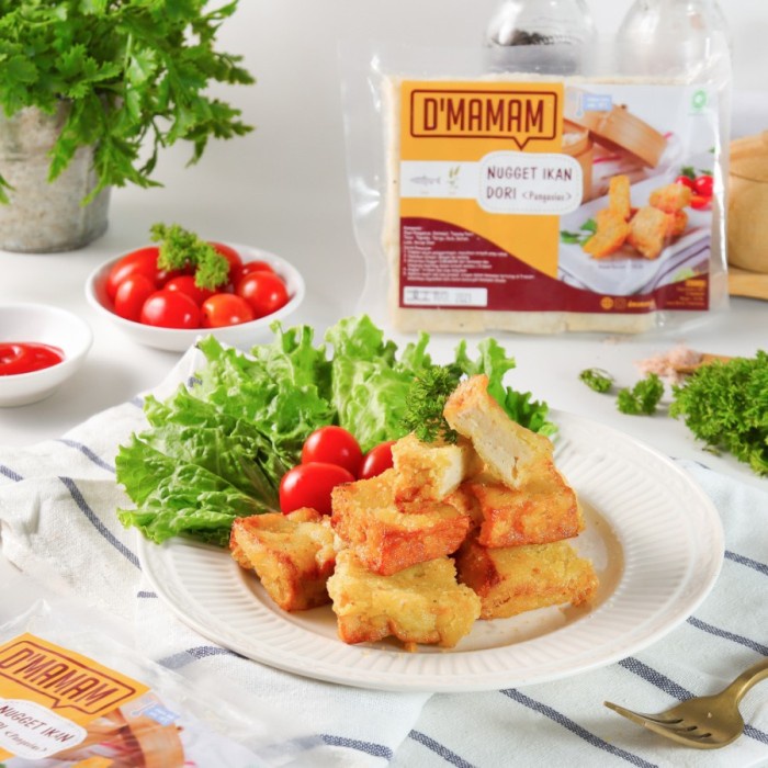 

HJK D'MAMAM Nugget Ikan Dori NO MSG, HALAL, BPOM 225gr