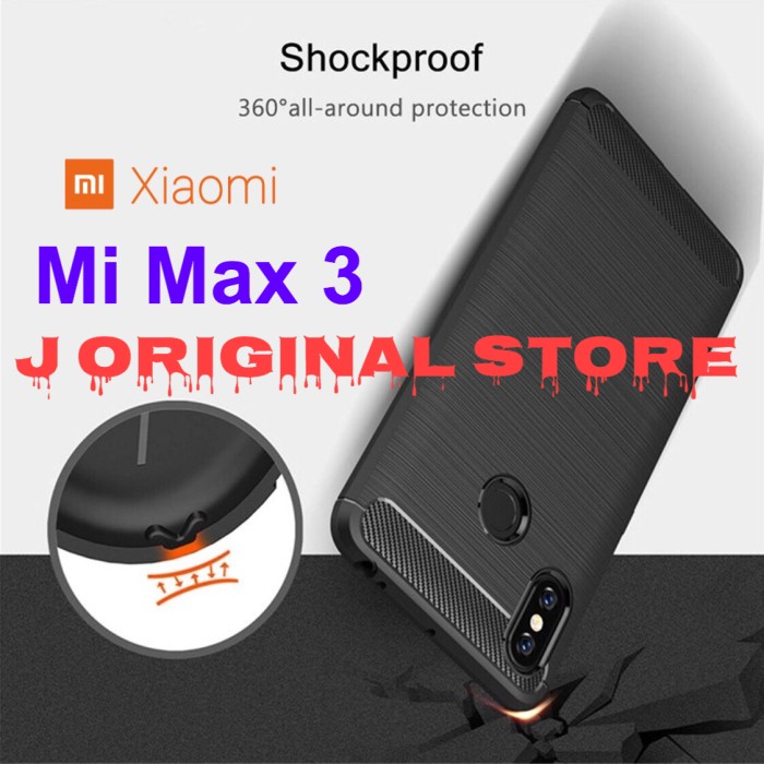 Xiaomi Mi Max 3 MiMax 3 - Spigen Like Rugged Armor Premium Case