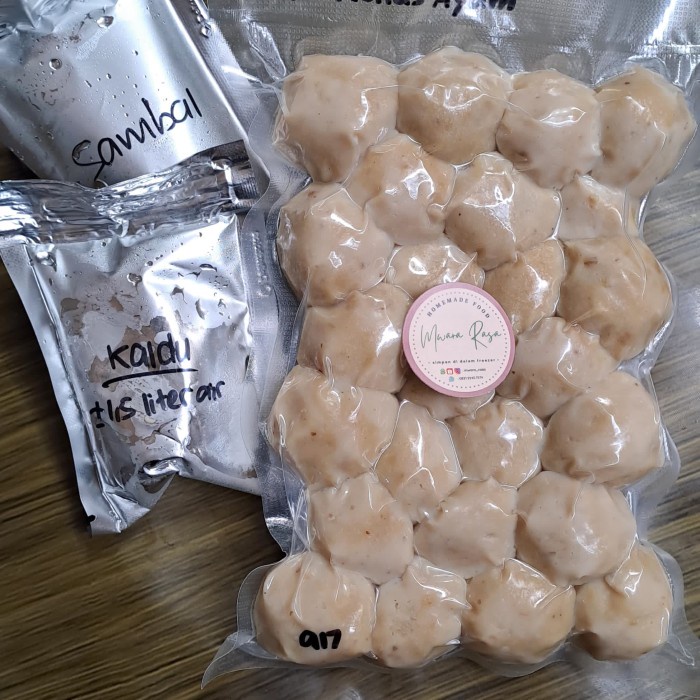 

Bakso Halus Ayam Homemade Super Spesial isi 25
