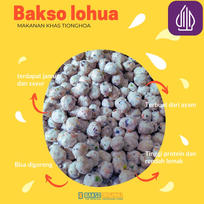 

Bakso lohua/bakso rambutan 1pack isi 50
