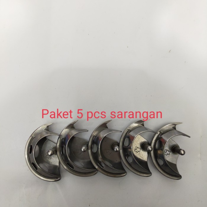 Promo Terbatas Paket 5 Pcs Rotary Hook Sarangan Rumah Sekoci Mesin Jahit Butterfly Aman