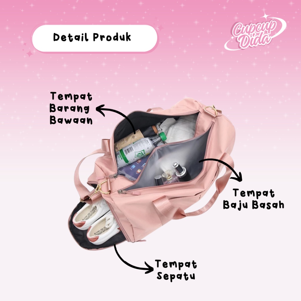 Tas Olahraga Wanita Untuk Gym Fitness Aerobic Ukuran Besar