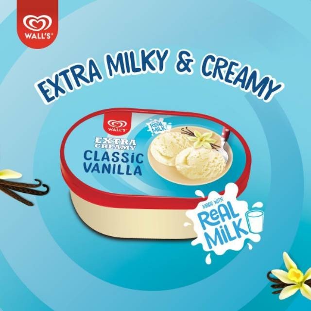 

Ice Cream Classic Vanila 700ml Walls