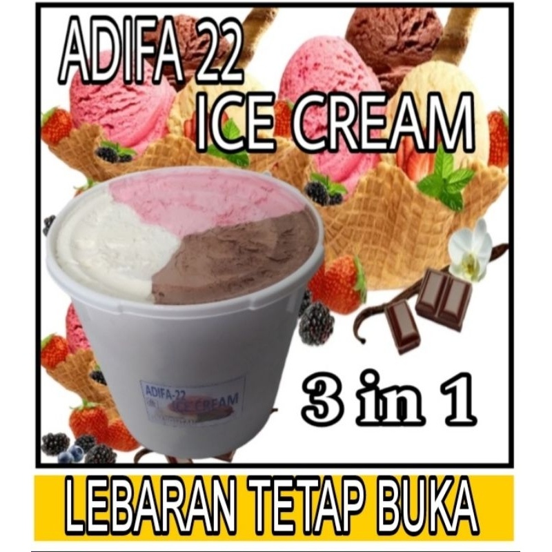 

Ice Cream 5 dan 8 Liter Adifa 22 Ice cream
