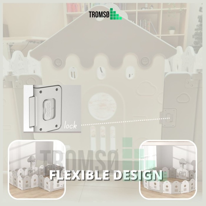 TROMSO PAGAR LIPAT BAYI / PAGAR KEAMANAN ANAK / BABY FENCE CASTLE