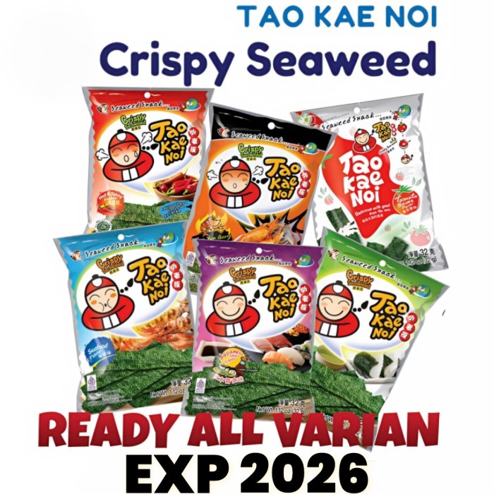 

Tao Kae Noi 32Gr Jumbo All Varian Snack Import Premium Legend Harga Promo Spesial Diskon Termurah