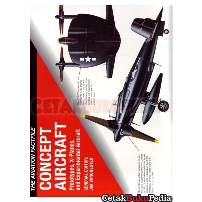 Engbook Book Concept Aircraft Prototipes X Planes Experimental Aircraft Softcover