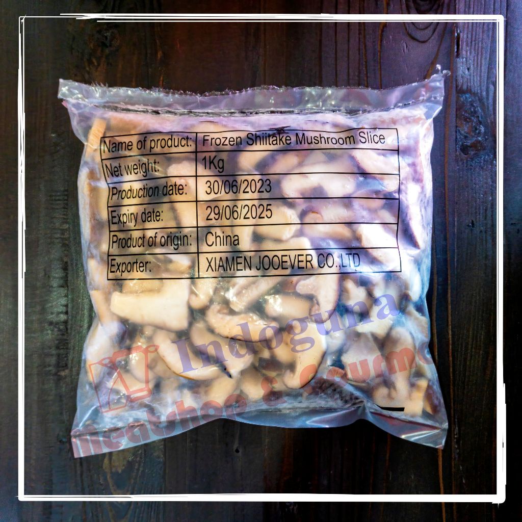 

IQF Frozen Shitake Mushroom Jamur Shitake Potong 1Kg