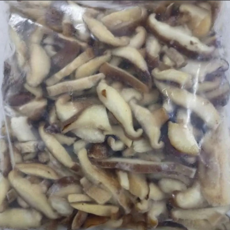 

Jamur Shitake Iris Frozen Shiitake Mushroom Slices 1kg