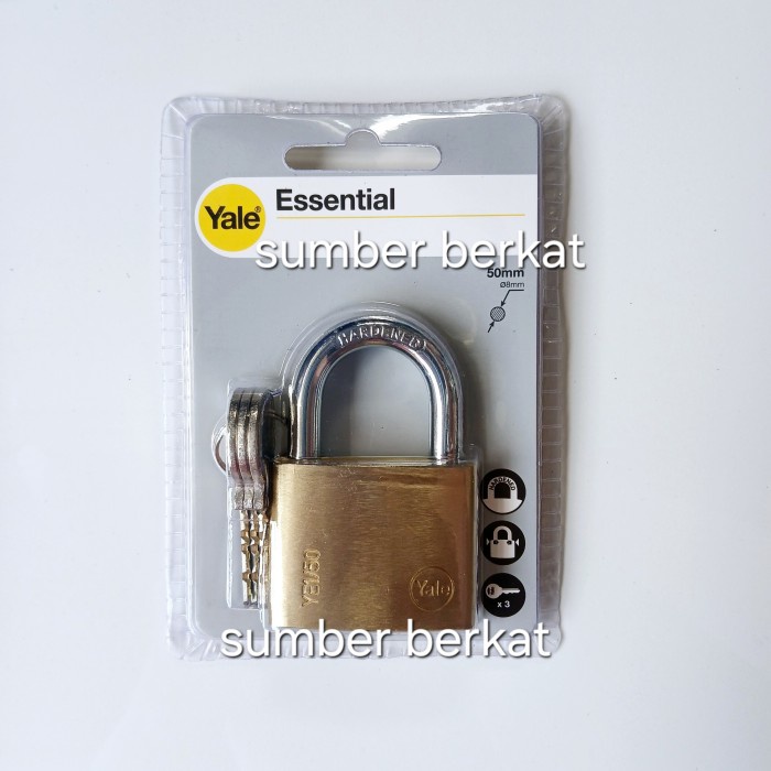 Gembok yale 50mm pendek/ gembok yale 50mm pendek essential