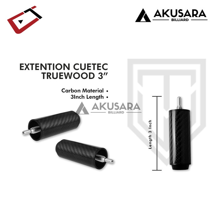 JTTOP EXTENSION CUE FOR CUETEC TRUEWOOD EXTENSION STIK BILLIARD