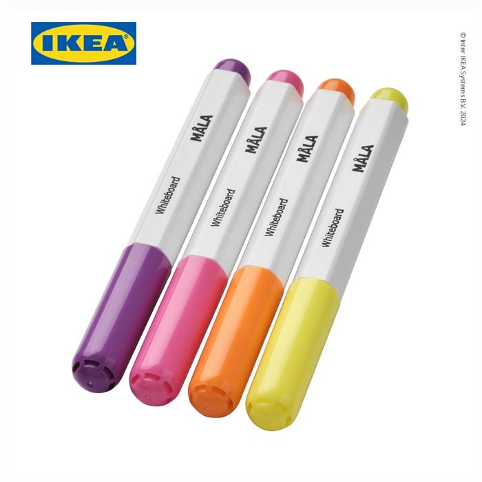

ATKJaya- IKEA MLA Spidol Papan Tulis Aneka Warna Isi 4pcs