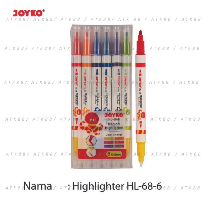 

ATKJaya- Highlighter HL-68-6 Joyko
