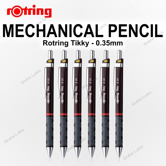 

ATKJaya- Rotring Tikky Mechanical Pencil 0.35 mm - Burgundy