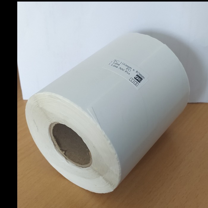 

ATKJaya- LABEL DIRECT THERMAL 100X80 MM 500PCS STIKER BARCODE 100 X 80 ETIKET