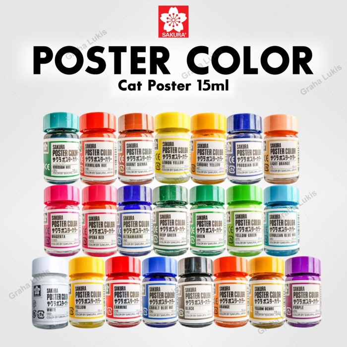 

ATKJaya- Sakura Poster Colour 15ml ( Warna Umum)