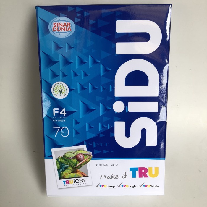 

ATKJaya- kertas HVS folio F4 Sinar Dunia 70gsm