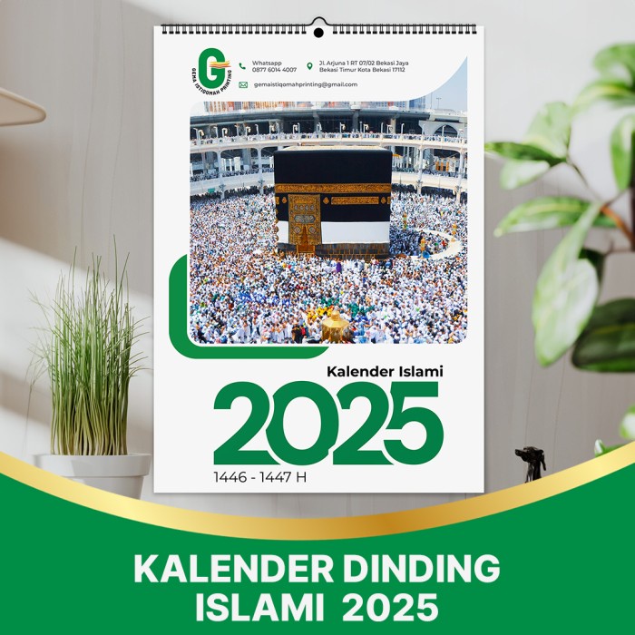 

ATKJaya- Kalender Dinding Jumbo Masehi & Hijriyyah Ukuran A3 Spiral Gantung