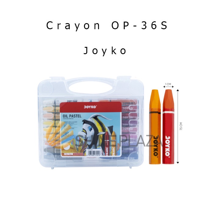 

ATKJaya- Crayon Titi 36 Warna - Oil Pastel Titi 36 Color