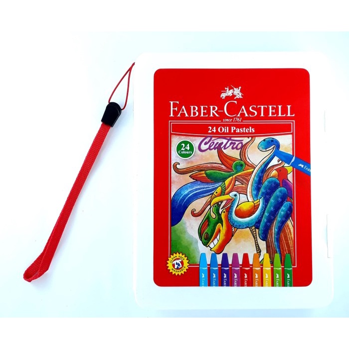 

ATKJaya- Faber Castell Hexagonal Oil Pastel Crayon 24 Colours Warna