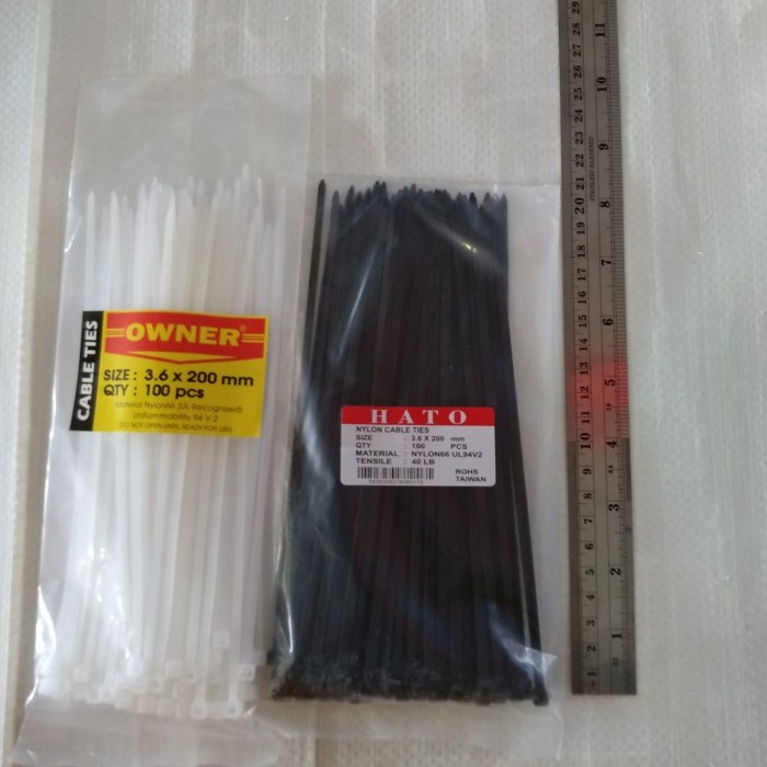 

ATKJaya- Cable Ties Nylon 20cm / Kabel tis