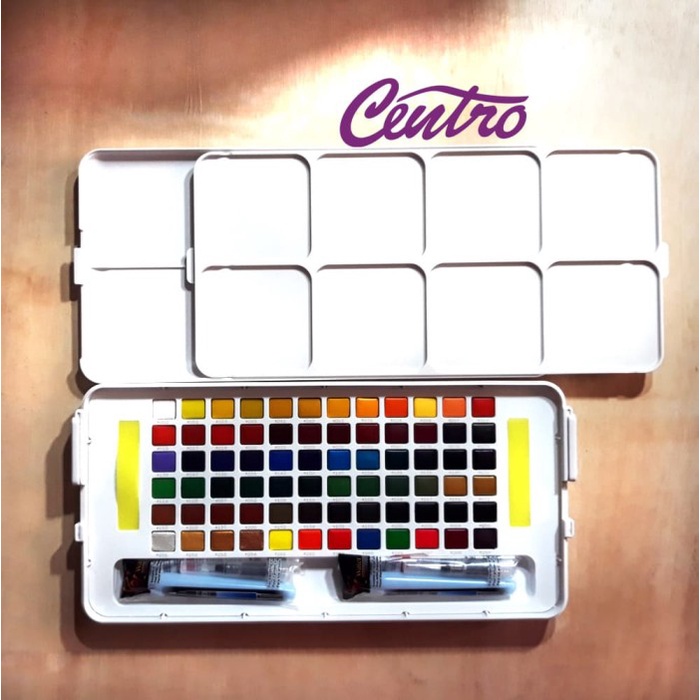 

ATKJaya- Sakura Koi Watercolors 72 Studio Set Sketch Box Cat Air Watercolor