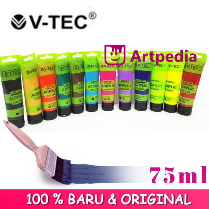 

ATKJaya- V-Tec Artist Acrylic Colour / V-Tec Cat Akrilik 75ml Part2