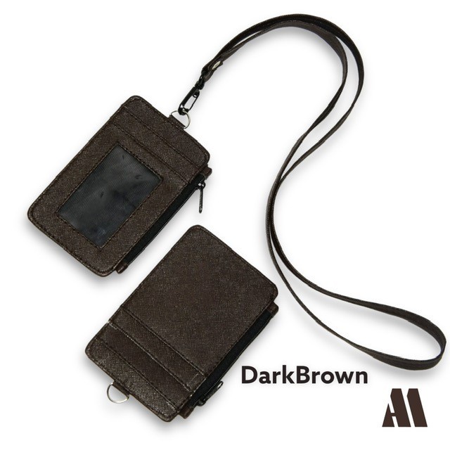 

ATKJaya- ID CARD HOLDER NAMETAG SYNTHETIC LEATHER / LANYARD TALI NAME TAG