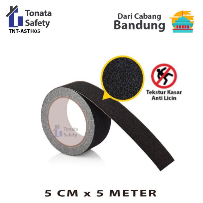 

ATKJaya- Anti Slip Tape / Lakban Anti Licin Hitam 5 cm x 5 Meter