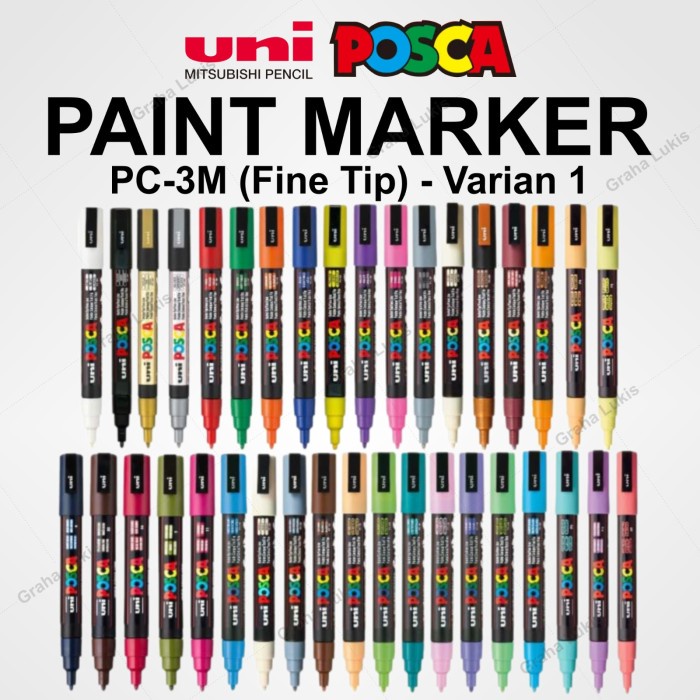 

ATKJaya- Posca PC-3M Marker Pen (Fine Tip)