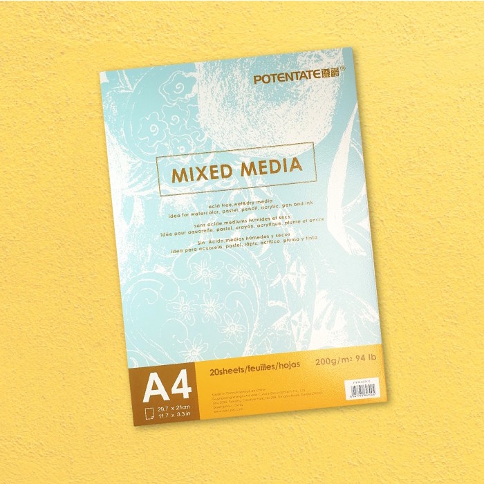 

POTENTATE MIXED MEDIA PAPER PAD KERTAS GAMBAR SKETSA
