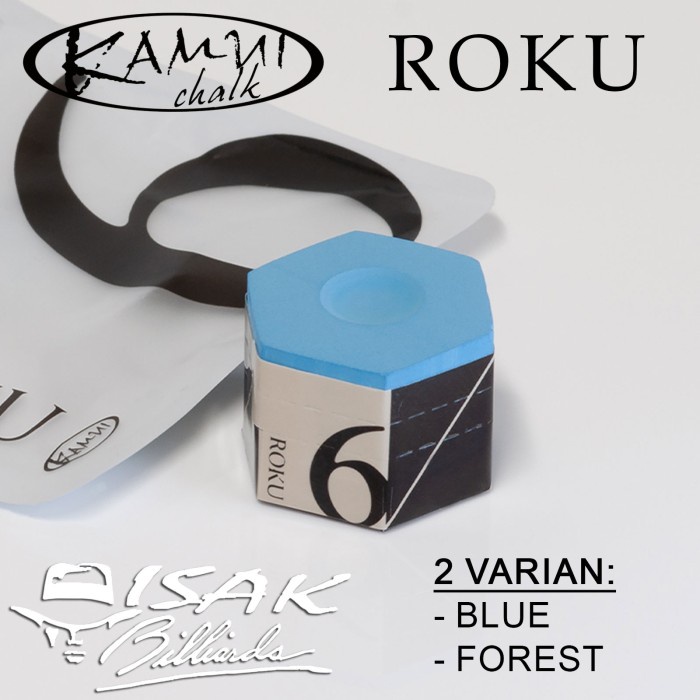 

[tmr] - Kamui Chalk - ROKU Japan Chalks Kapur Biliar Billiard Bilyard Ori Asli