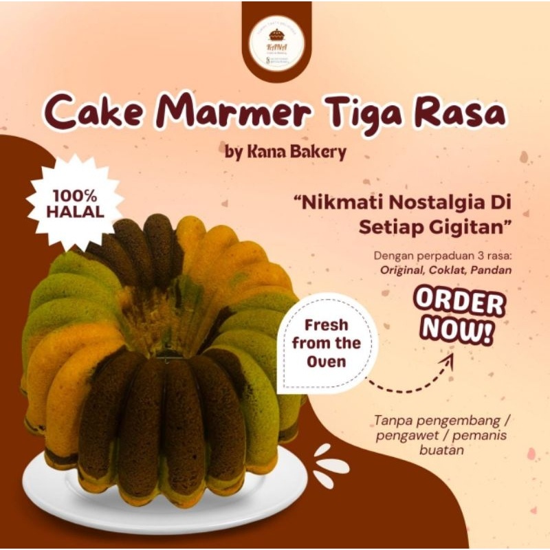 

Cake Marmer Tiga Rasa by Kana Bakery