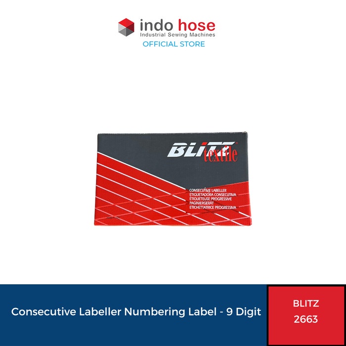 

Mesin Label Blitz Consecutive Labeller 2663 - 9 Digit Indohose DiskonJual MurahHarga DiskonObral
