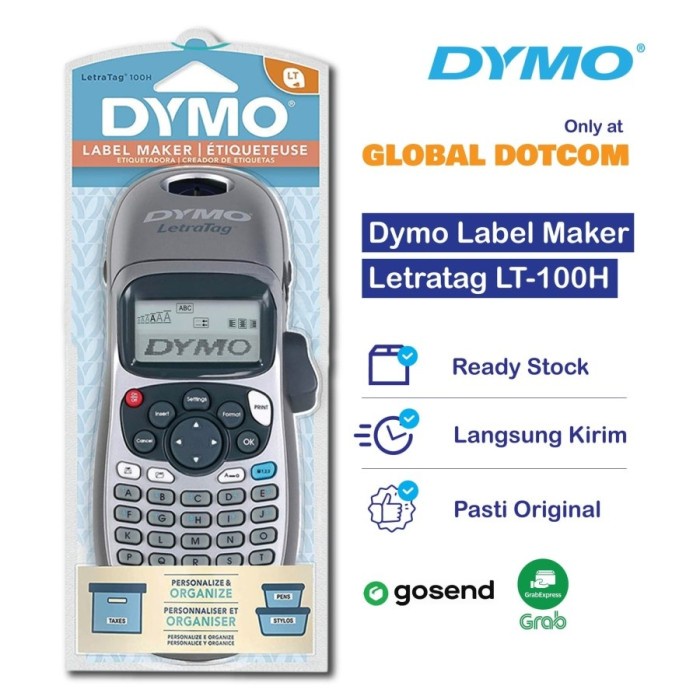 

DYMO Label Print Mesin Printer Maker Office LetraTag LT-100H Handheld DiskonJual MurahHarga