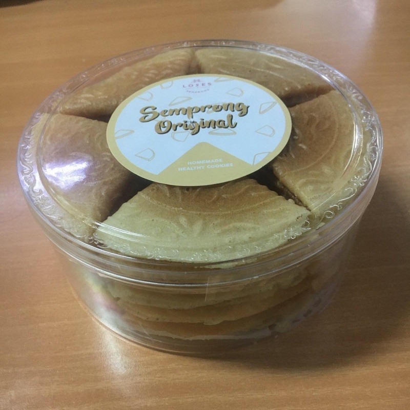 

LOVES SEMPRONG ORIGINAL CEMILAN KUE KERING KEKINIAN MAKANAN RINGAN 100% HOMEMADE