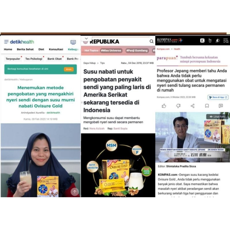 

OVISURE GOLD ASLI ORIGINAL MILK SUSU VITAMIN SENDI TULANG DAN SENDI 12 SACHET