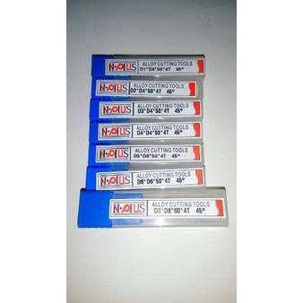 PAKET ENDMILL MURAH 1 SET ISI 7 PCS...ENDMILL DIAMETER 1-8 MM