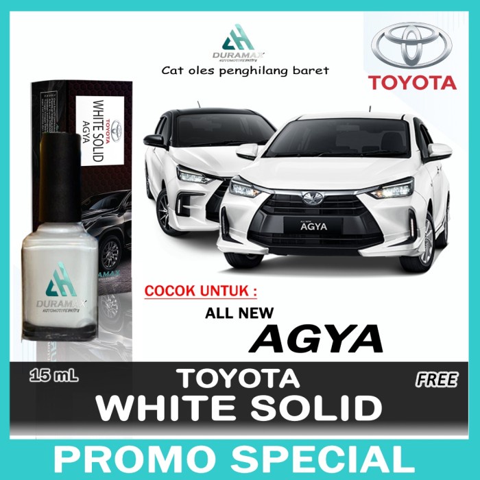 Cat Oles White Solid W09 Toyota Agya 2023/ Ayla 2023