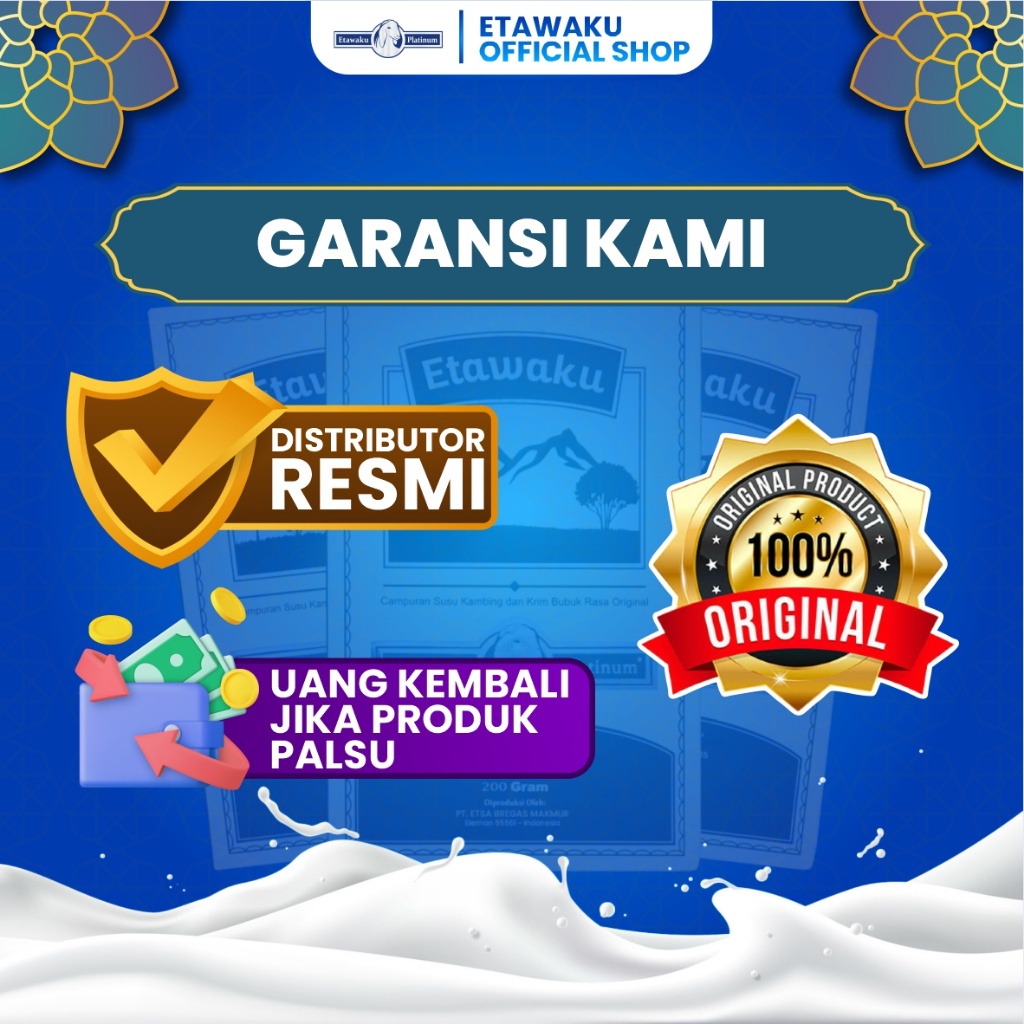 

Etawaku Platinum - Susu Kambing etawa Murni Krimer Bubuk Original Atasi Masalah Pernapasan dan Sendi